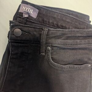NYDJ black straight leg pants